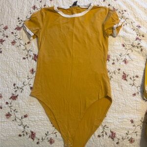 Yellow Short Sleeve Bodysuit